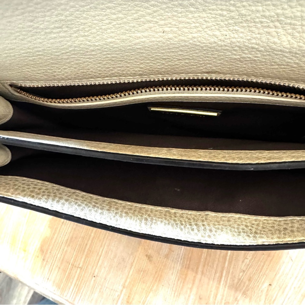 Tory Burch McGraw Whipstitch Crossbody Bag in New Ivory - Picture 6 of 8